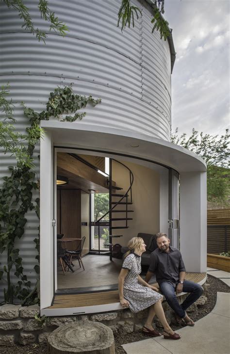 Photo 4 of 10 in An Old Grain Silo Makes an Enchanting Tiny Home in ...