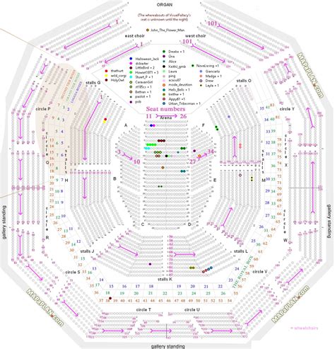 Royal Albert Hall - Seat plan, Accom & Names - Goldfrapp Forum