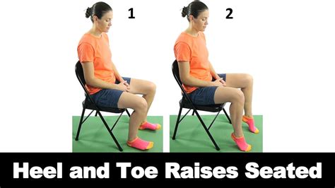 Heel and Toe Raises Seated - Ask Doctor Jo - YouTube