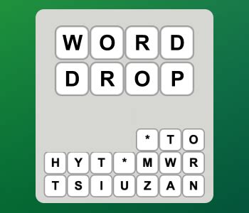 Word Drop - Play Online on SolitaireParadise.com