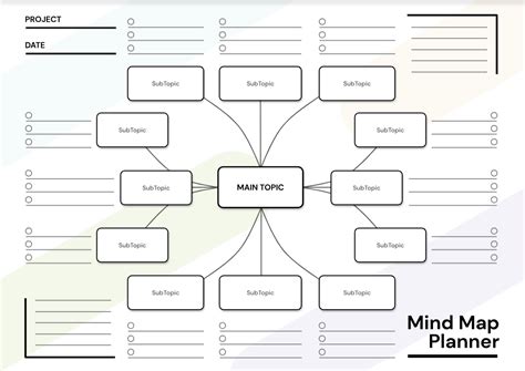 Empty Mind Map Format Engineer