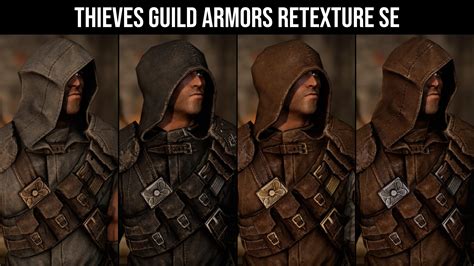 Thieves Guild Armors Retexture SE at Skyrim Special Edition Nexus ...