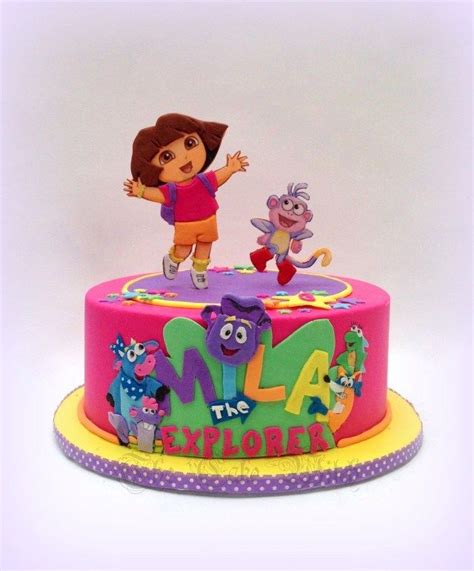 Dora Cartoon Cake