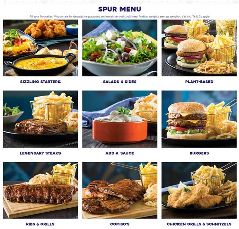 Spur Menu And Specials