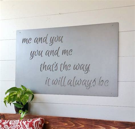 Custom Quote Sign - Personalized Steel Wall Art