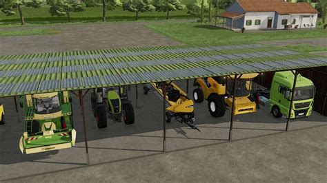 FS22 Shed Solar Panels v1.0 - FS 22 Objects Mod Download