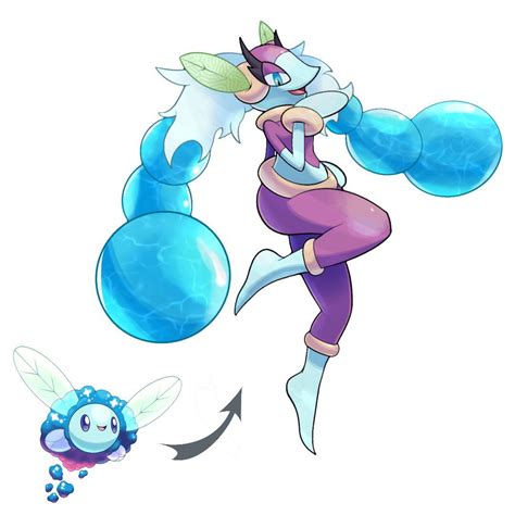 Navixy (Fairy) -> Farinade (Fairy/Water) : r/fakemon