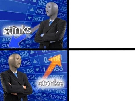 Meme Generator - Stinks vs. Stonks (blank template) - Newfa Stuff