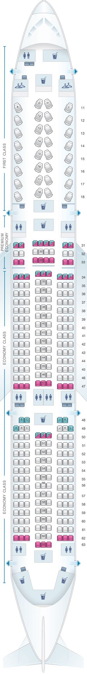 Airbus A350 Seating Plan Lufthansa | Elcho Table