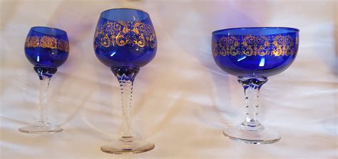 Crystal goblet glassware 36 piece set | InstAppraisal