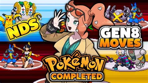 New Pokemon NDS ROM Hack 2021, | With 649 Pokemon, Gen 8 Moves, New ...