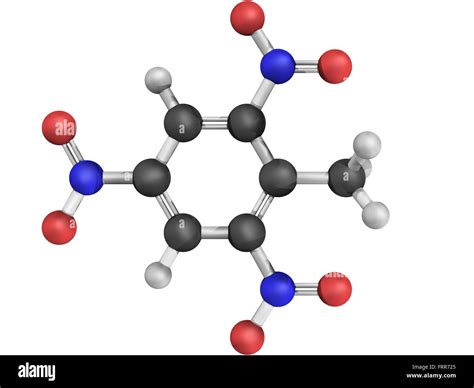 Trinitrotoluene tnt explosive molecule hi-res stock photography and ...