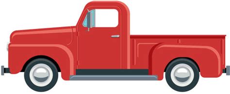 Best Red Pickup Truck Illustrations, Royalty-Free Vector Graphics ...