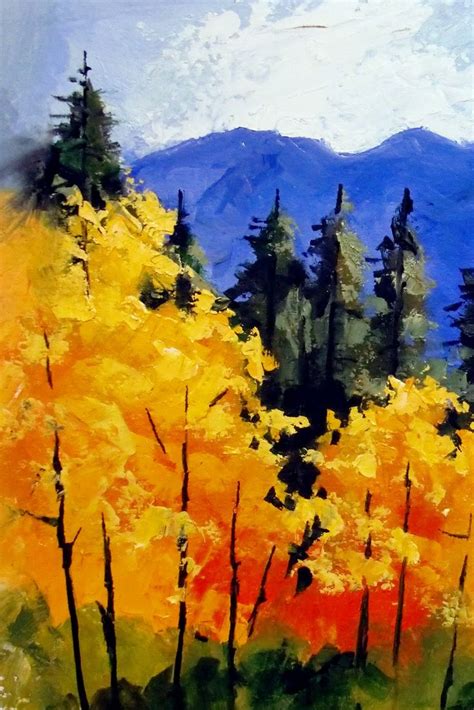 easy fall acrylic paintings | Daily Painters Abstract Gallery: "FALL IN ...