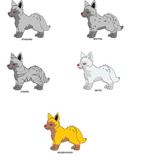 Poochyena Variations by XfangheartX on DeviantArt