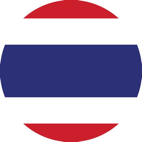 Circle flag of Thailand. 11571246 PNG