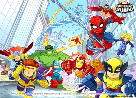 Marvel Super Hero Squad Wallpaper | Photo Wallpapers