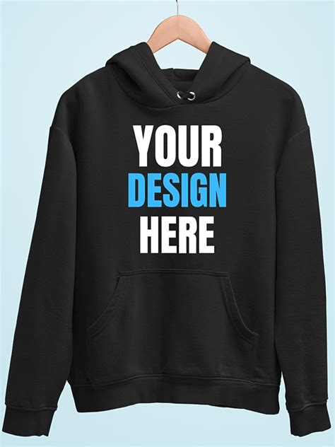 Full Sleeves Plain Custom Hoodie with Logo Printing Fashion, Rs 480 ...