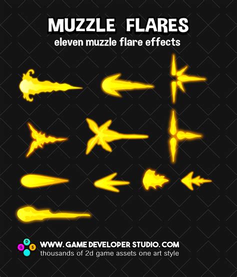 Muzzle flash effects