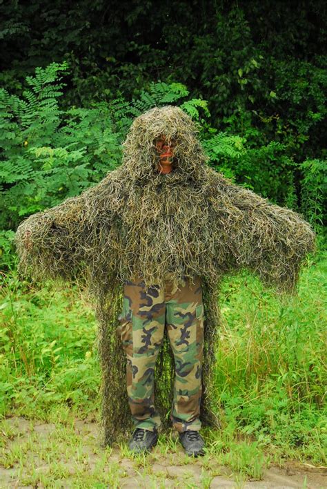 Military Stalker Ghillie Poncho Synthetic thread - GhillieSuitShop ...