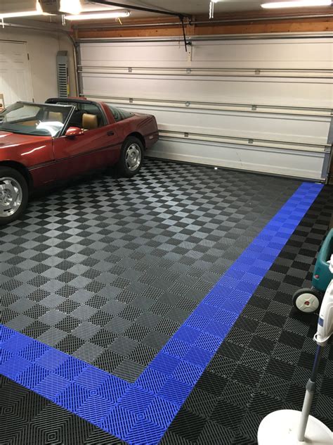 Before and After RaceDeck Free Flow - Brian's Garage Tile ...