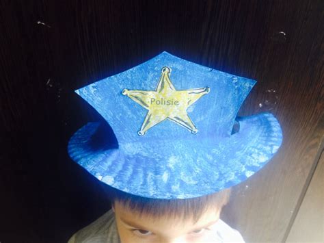 Paper Plate Police Hat Craft - CRAFT KCG