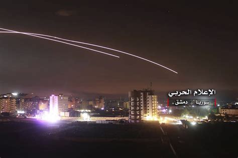 Syria fired missiles for 40 minutes after Israeli strike, hitting ...