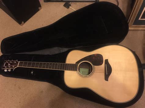 Yamaha FG830 Acoustic Guitar WITH CASE already set up | Reverb