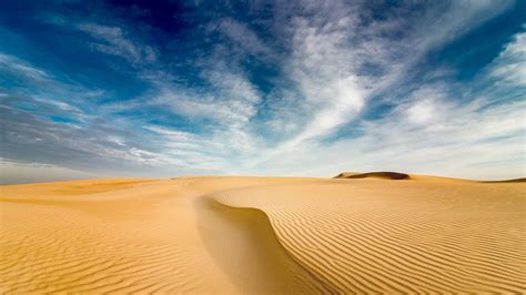 Download wallpaper 1920x1080 desert sand, dunes, landscape, sunny day ...