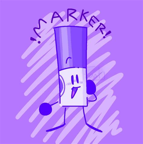 bfb M@rker♡ | Markers, Objects, Fan art