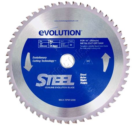 10BladeST Evolution 10 inch Circular Saw Blade - Mild Steel