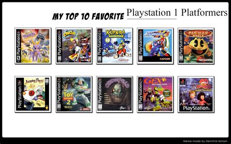 Top 10 Playstation 1 Platformers by ForestTheGamer on DeviantArt