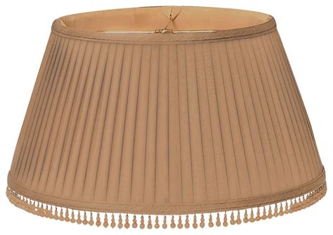 Pleated Beaded Round Designer Lamp Shade