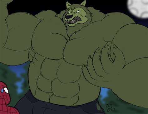 Buff Fantart Friday: Werewolf Hulk by CaseyLJones on DeviantArt