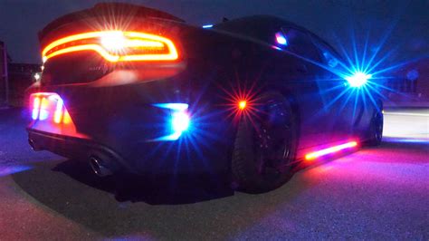 Police Lights Dodge Charger