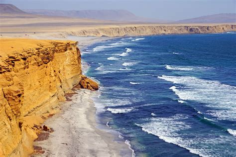 Paracas peninsula seashore, Peru