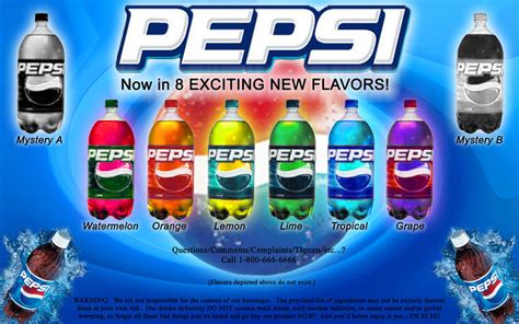 The Eight Flavors of Pepsi by DarkMoonlight666 on DeviantArt