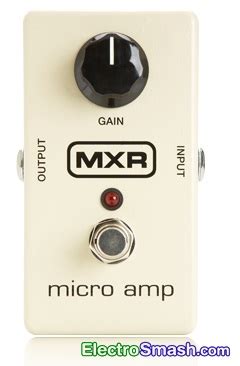 ElectroSmash - MXR MicroAmp Analysis.