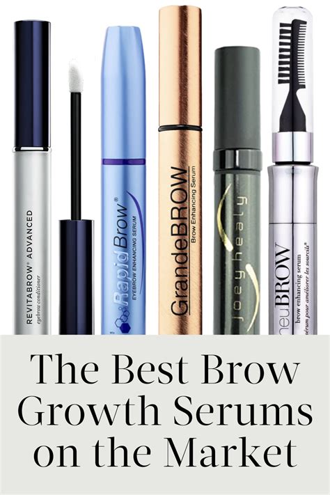 The Best Eyebrow Growth Serums + Serum Shopping Guide Best Eyebrow ...