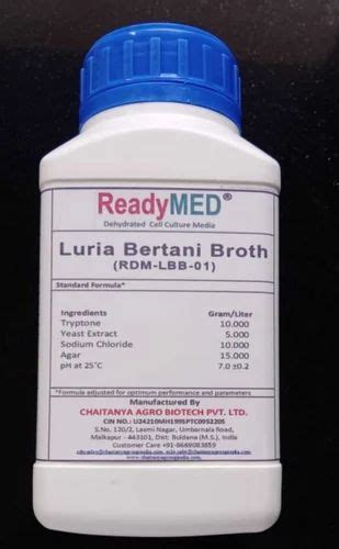 Luria Bertani Broth at Rs 6780/kg | Nutrient Broth in Bhusawal | ID ...