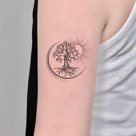 Discover more than 85 minimalist tree tattoo best - in.cdgdbentre