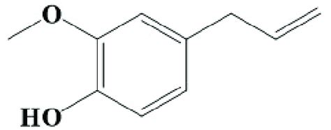 Chemical structure of eugenol. | Download Scientific Diagram