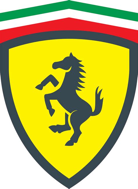 Ferrari logo PNG transparent image download, size: 1069x1469px