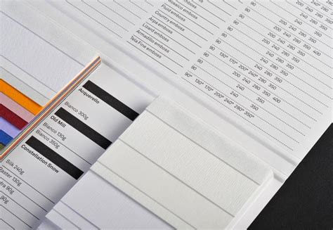 Fedrigoni Paper Specification Guide