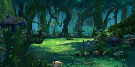 Cartoon Forest Scene 01 3D model | CGTrader