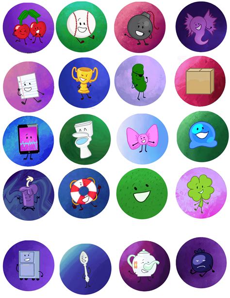 Inanimate Insanity Object Show Button Pins Fanart OSC - Etsy