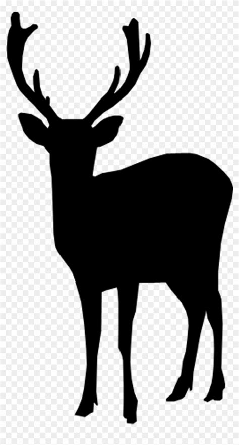 Download Deer Silhouette - Elk Clipart Png Download - PikPng