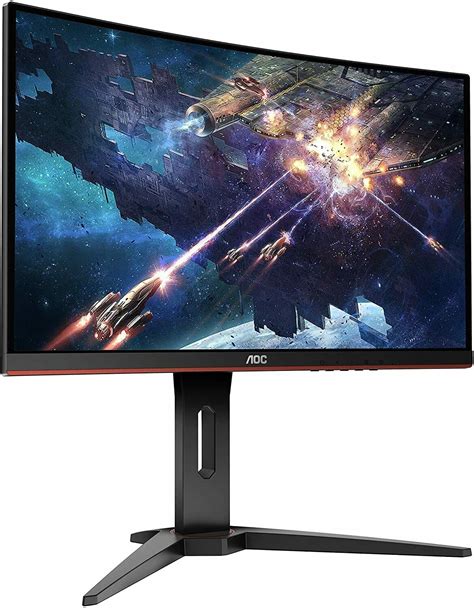 AOC C24G1A 24" Curved Frameless Gaming Monitor, FHD 1920x1080, 1500R ...