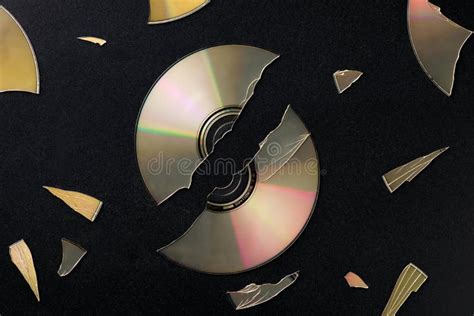 Broken Scratched Disc stock photo. Image of colors, play - 31613988