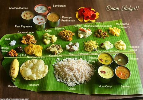 Onam Sadhya Recipes | Onam Sadya Recipes - Sharmis Passions